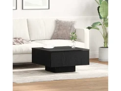 Mesa De Centro* Mesa de centro | Mesa de apoio Carvalho 60x60x31.5 cm Preto