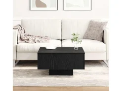 Mesa De Centro* Mesa de centro | Mesa de apoio Carvalho 60x60x31.5 cm Preto