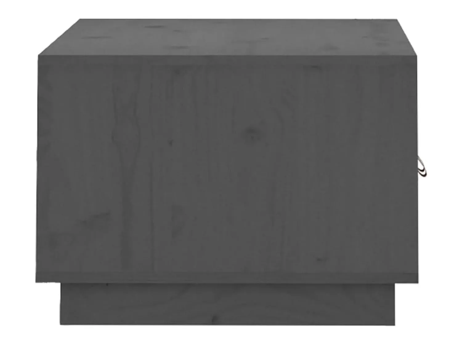 Mesa de centro | Mesa de apoio 80x50x35 cm pinho maciço cinza^ Mesa De Centro