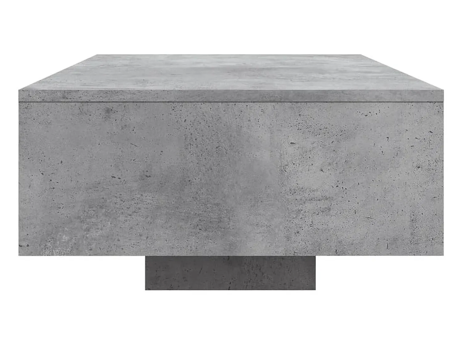 Mesa de centro | Mesa de apoio | Mesa de café com luzes LED 85x55x31 cm cimento^ Mesa De Centro