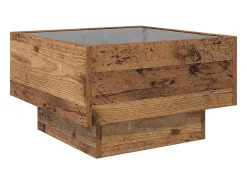 Mesa de centro | Mesa de apoio Madeira antiga 50x50x30 cm^ Mesa De Centro