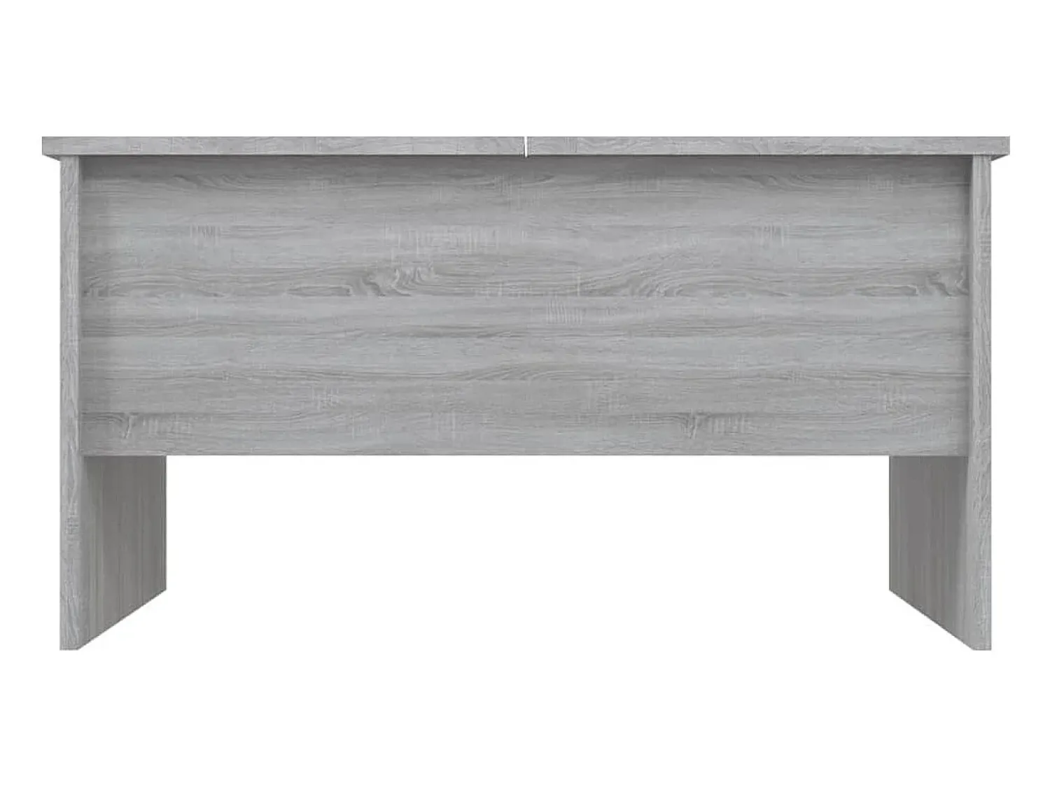Mesa De Centro* Mesa de centro | Mesa de apoio80x50x42.5cm derivados de madeira sonoma Cinzento