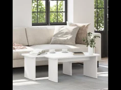 Mesa De Centro* Mesa de centro | Mesa de apoio 100x69x35.5 cm Branco