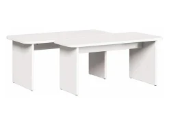 Mesa De Centro* Mesa de centro | Mesa de apoio 100x69x35.5 cm Branco