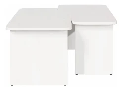 Mesa De Centro* Mesa de centro | Mesa de apoio 100x69x35.5 cm Branco