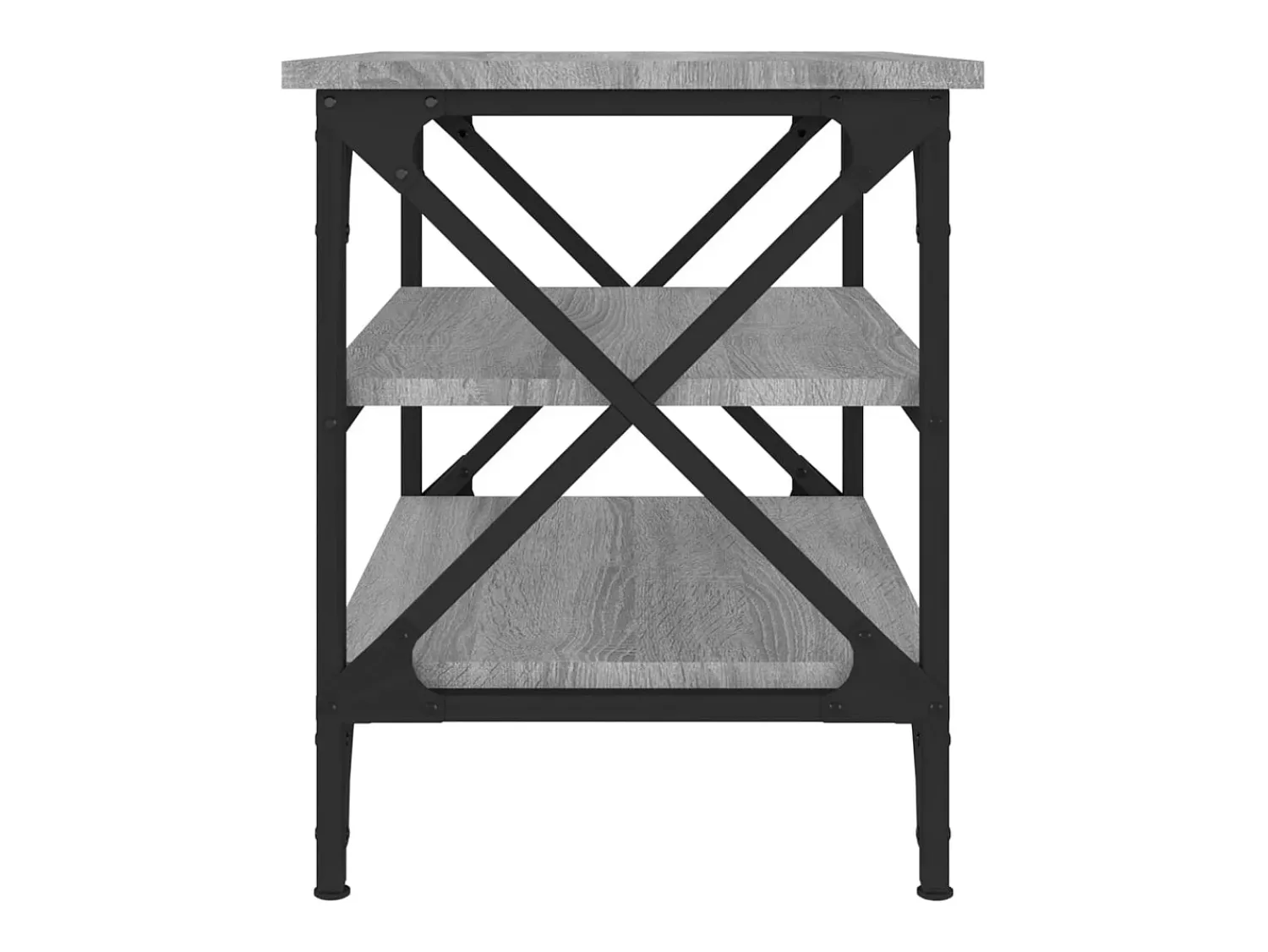 Mesa de centro | Mesa de apoio 55x38x45 cm derivados de madeira sonoma^ Mesa De Centro