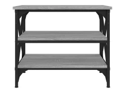 Mesa de centro | Mesa de apoio 55x38x45 cm derivados de madeira sonoma^ Mesa De Centro