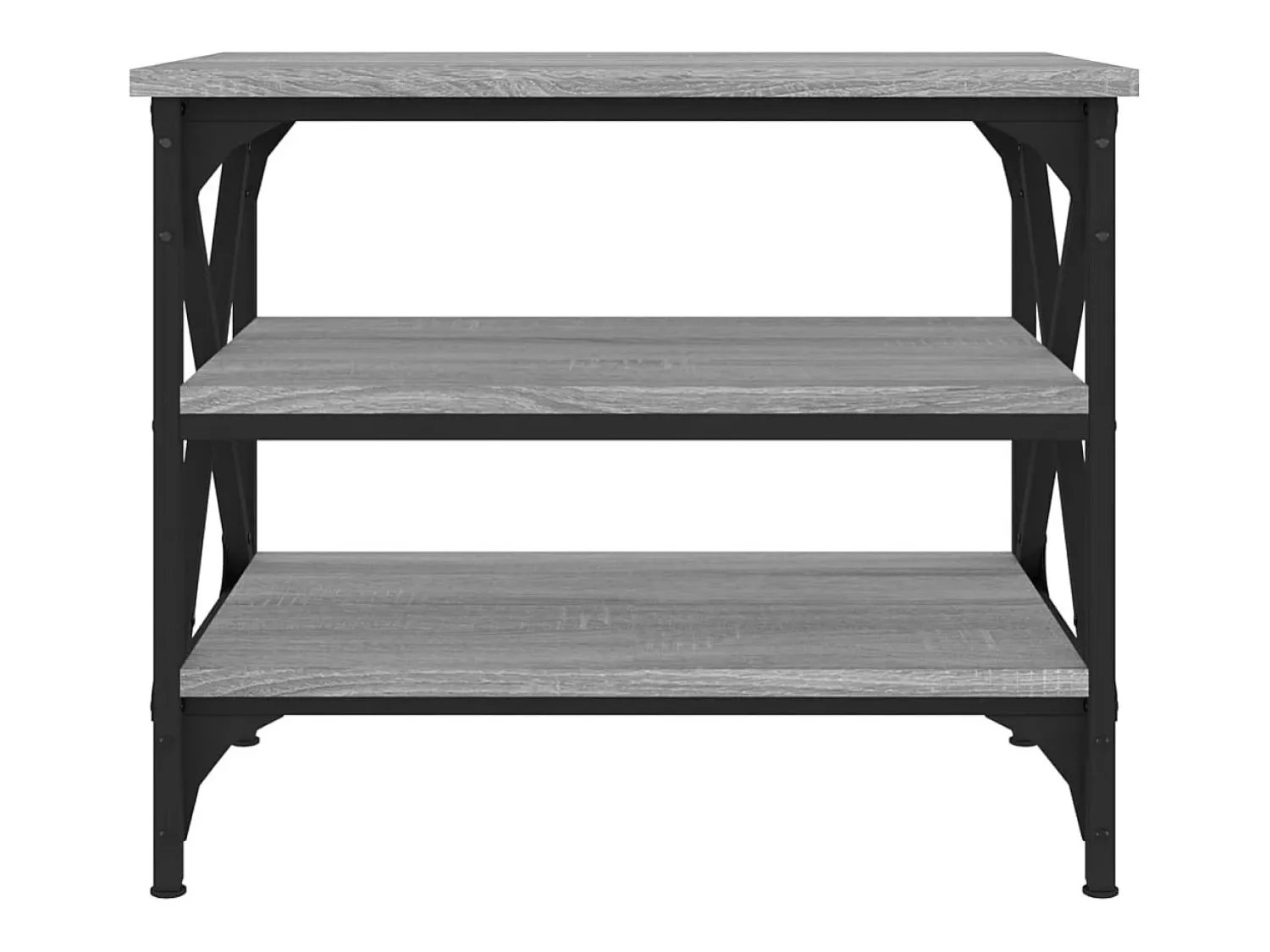 Mesa de centro | Mesa de apoio 55x38x45 cm derivados de madeira sonoma^ Mesa De Centro