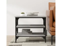 Mesa de centro | Mesa de apoio 55x38x45 cm derivados de madeira sonoma^ Mesa De Centro
