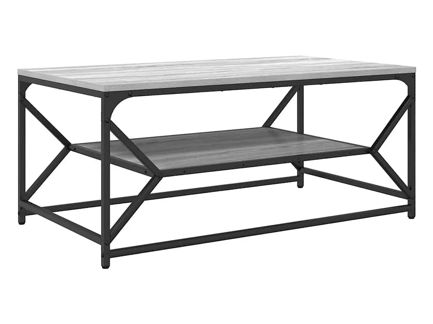 Mesa De Centro| Mesa de centro | Mesa de apoio | Mesa de café Sonoma 90x50x40 cm Cinzento