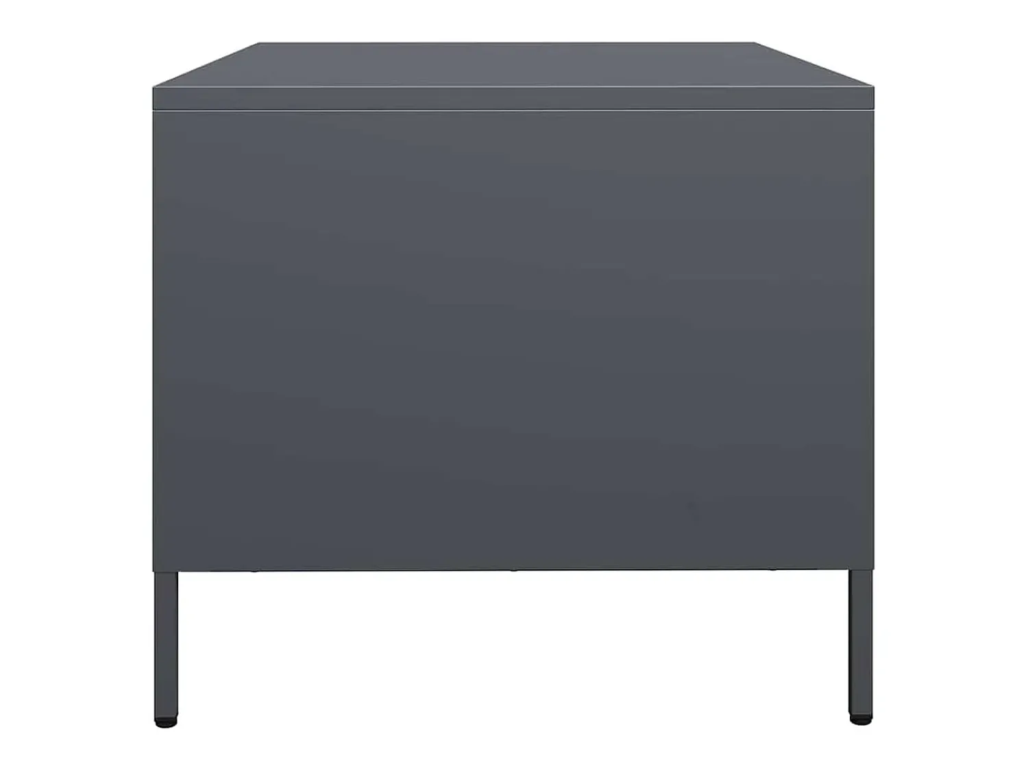 Mesa de centro | Mesa de apoio | Mesa de café 68.5x50x43.5 cm aço laminado a frio antracite^ Mesa De Centro