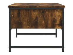 Mesa De Centro| Mesa de centro | Mesa de apoio 101x49x39.5 cm derivados madeira carvalho fumado Castanho