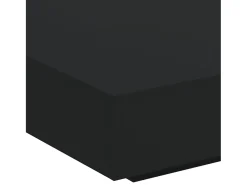 Mesa De Centro* Mesa de centro | Mesa de apoio com luzes LED 100x100x31 cm Preto