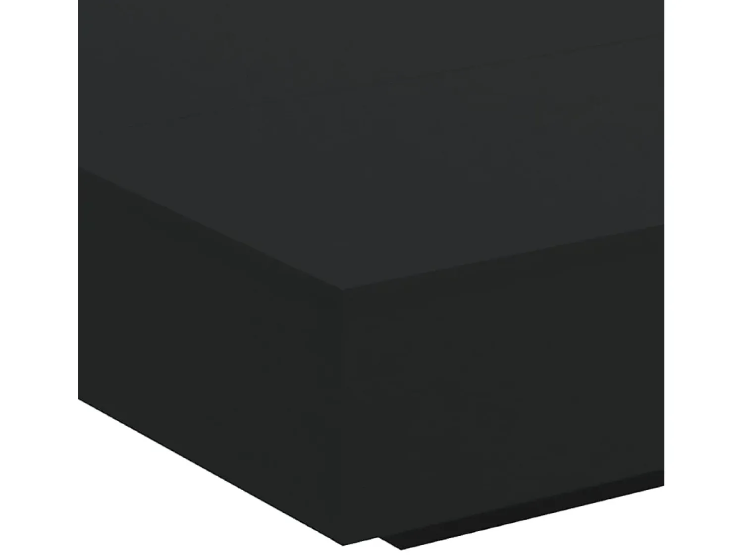 Mesa De Centro* Mesa de centro | Mesa de apoio com luzes LED 100x100x31 cm Preto