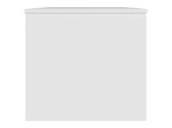 Mesa De Centro| Mesa de centro | Mesa de apoio 102x50.5x46.5 cm madeira processada Branco