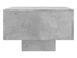 Mesa de centro | Mesa de apoio 100x49.5x31cm derivados de madeira cinza cimento^ Mesa De Centro