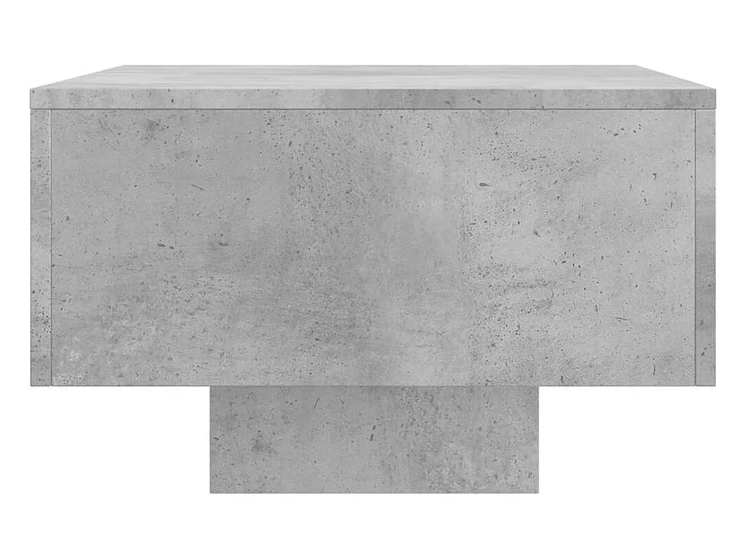 Mesa de centro | Mesa de apoio 100x49.5x31cm derivados de madeira cinza cimento^ Mesa De Centro