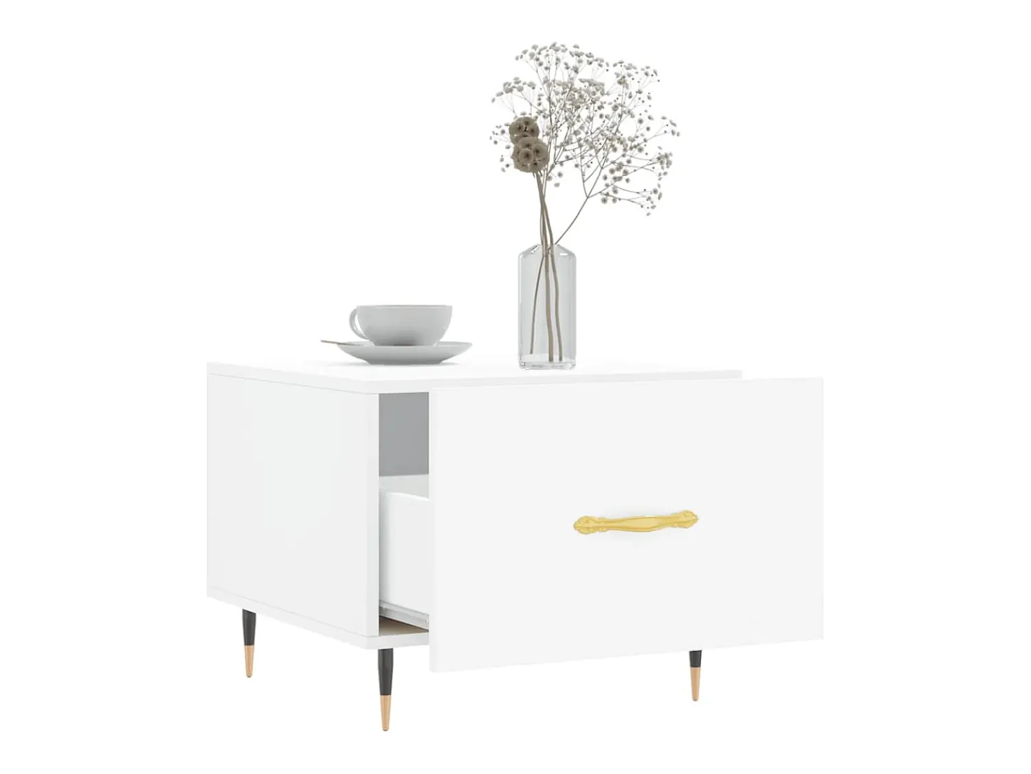 Mesa de centro | Mesa de apoio 50x50x40 cm derivados de madeira^ Mesa De Centro