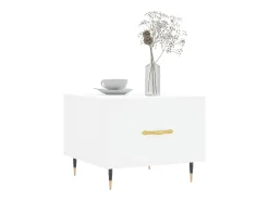 Mesa de centro | Mesa de apoio 50x50x40 cm derivados de madeira^ Mesa De Centro