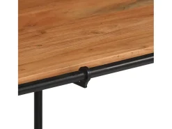 Outlet Mesa de centro | Mesa de apoio | Mesa de café 110x55x40 cm madeira de acácia maciça Castanho