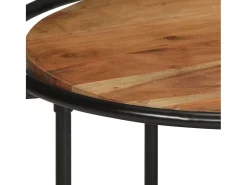 Outlet Mesa de centro | Mesa de apoio | Mesa de café 110x55x40 cm madeira de acácia maciça Castanho