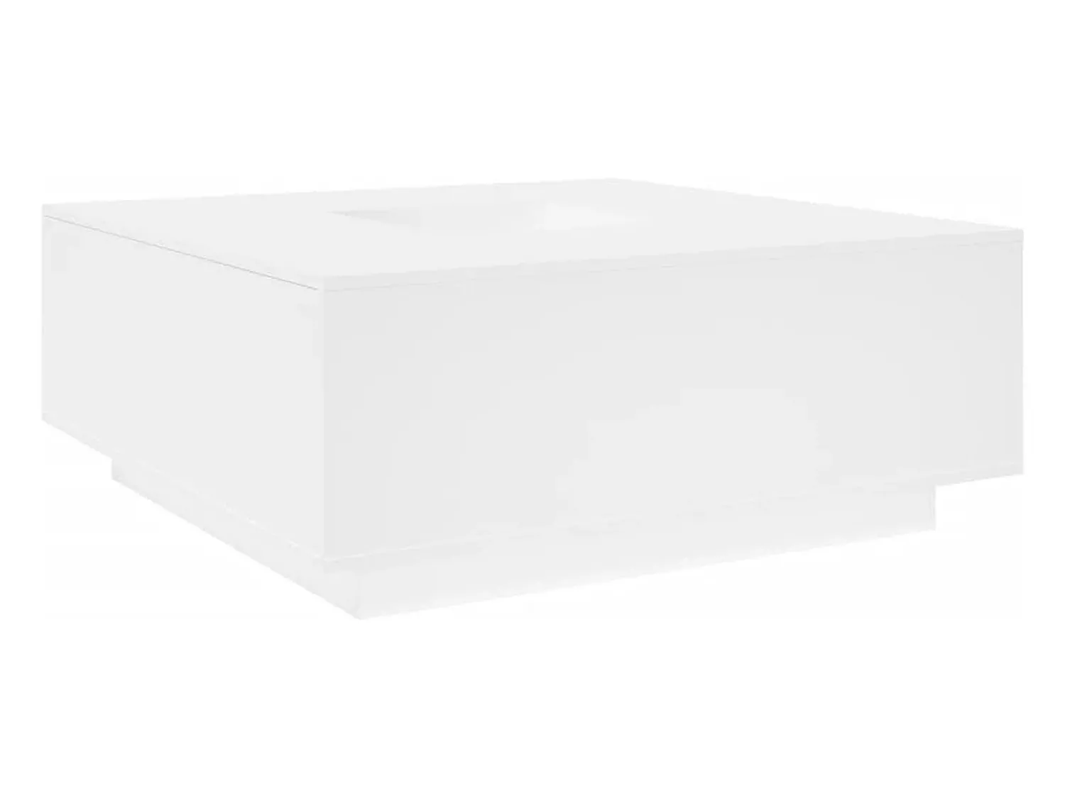 Mesa De Centro| Mesa de centro | Mesa de apoio 100x100x40 cm derivados de madeira Branco