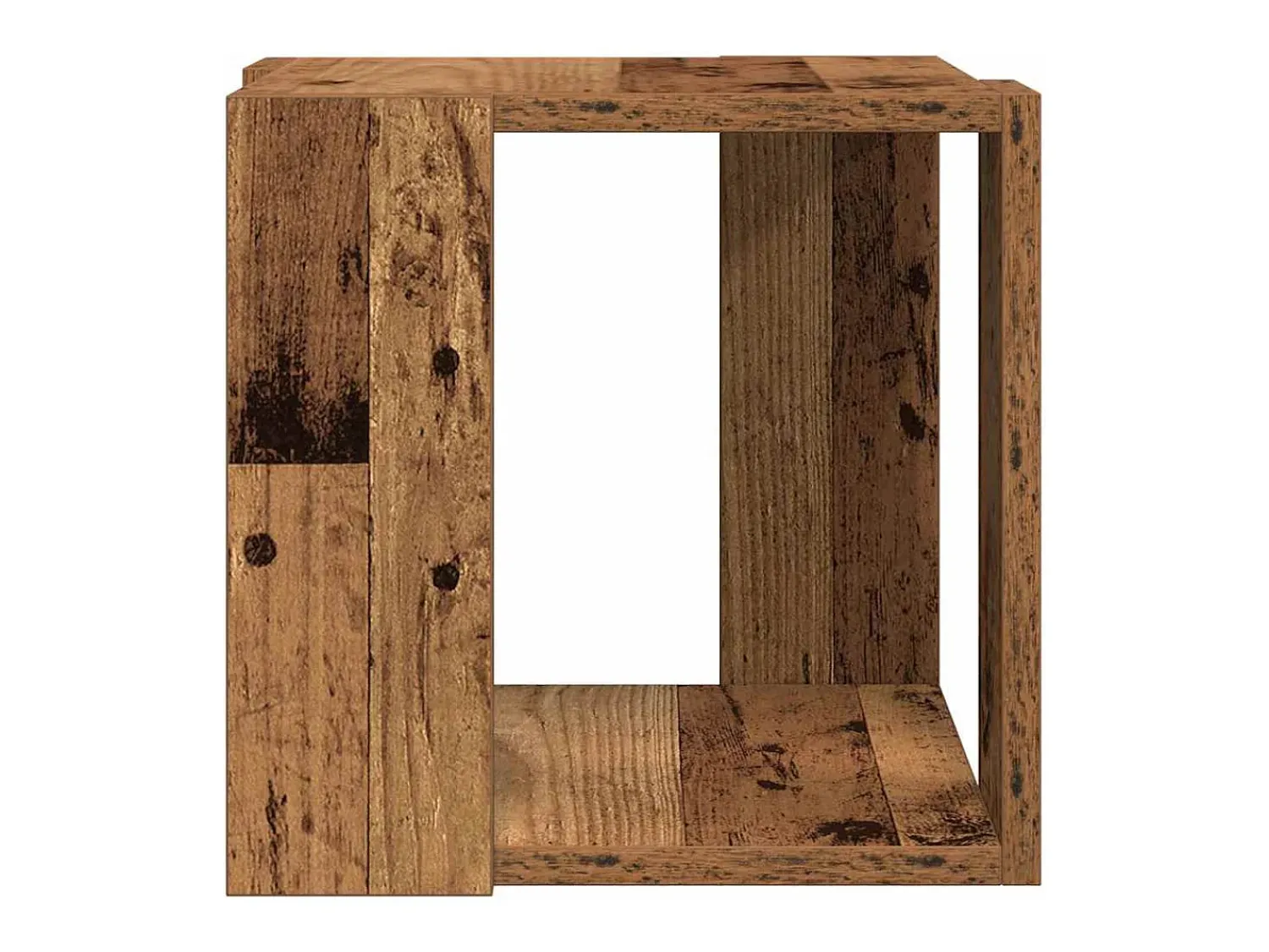 Mesa De Centro* Mesa de centro | Mesa de apoio Madeira antiga 32x32x30 cm Castanho