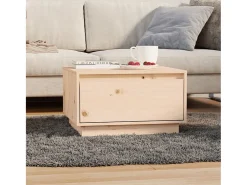 Mesa De Centro| Mesa de centro | Mesa de apoio | Mesa de café 55x56x32 cm pinho maciço Castanho