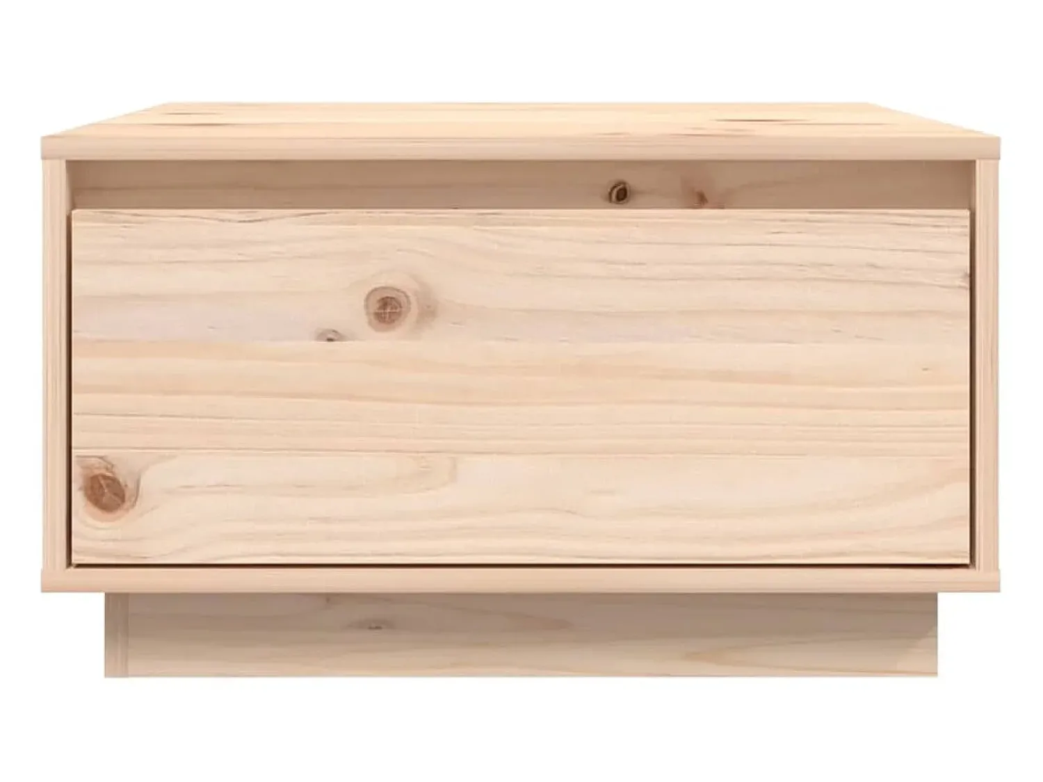 Mesa De Centro| Mesa de centro | Mesa de apoio | Mesa de café 55x56x32 cm pinho maciço Castanho