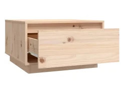 Mesa De Centro| Mesa de centro | Mesa de apoio | Mesa de café 55x56x32 cm pinho maciço Castanho