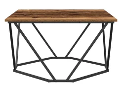 Mesa De Centro| Mesa de centro | Mesa de apoio Madeira antiga 80x80x45 cm Castanho