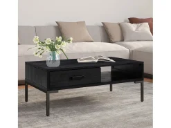 Mesa de centro | Mesa de apoio 90x50x35 cm pinho maciço^ Mesa De Centro