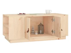 Mesa de centro | Mesa de apoio | Mesa de café 100x50x41 cm pinho maciço^ Mesa De Centro