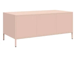 Discount Mesa de centro | Mesa de apoio 101.5x50x43.5 cm aço laminado a frio Rosa