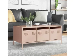 Discount Mesa de centro | Mesa de apoio 101.5x50x43.5 cm aço laminado a frio Rosa