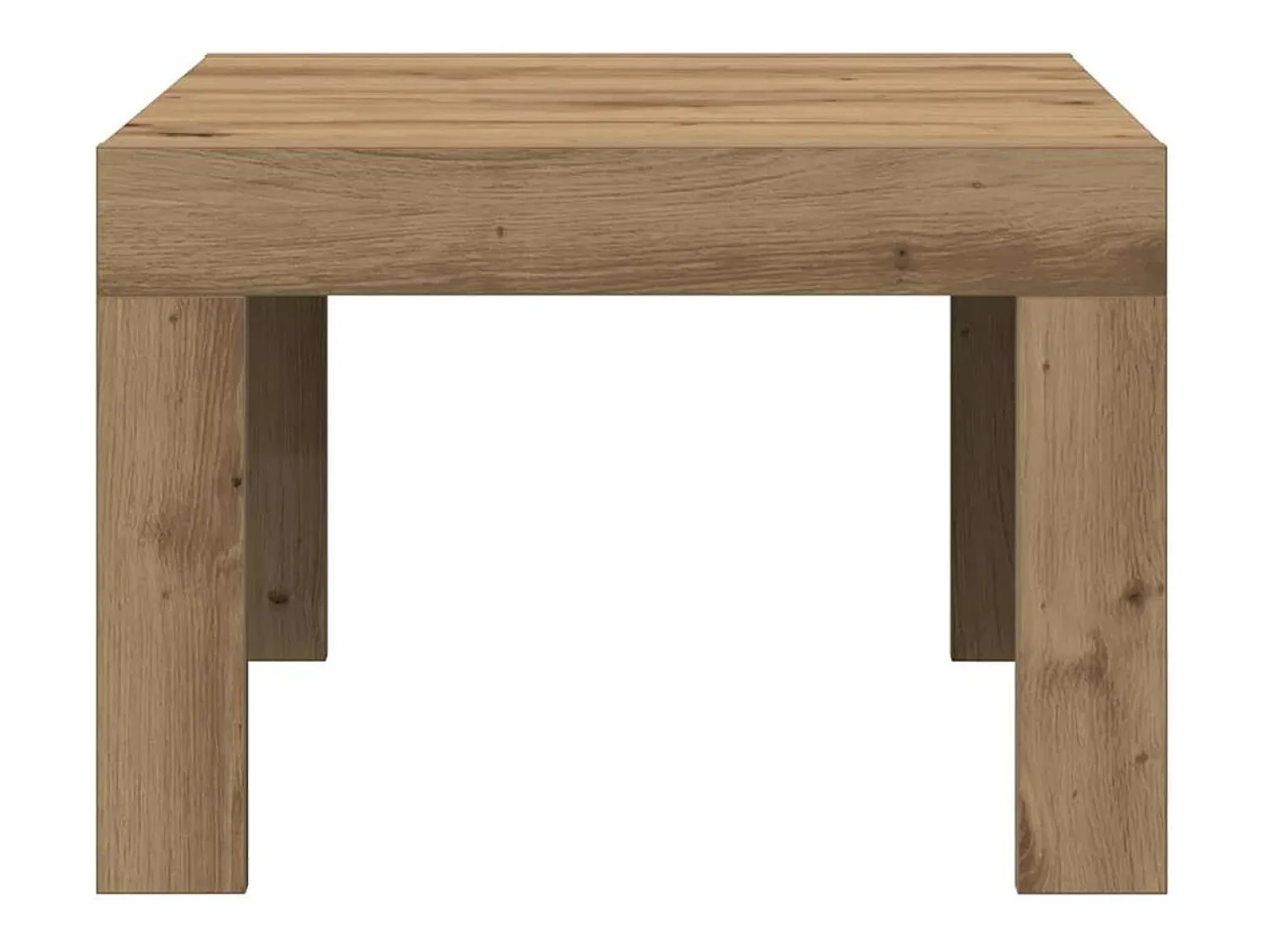 Mesa De Centro* Mesa de centro | Mesa de apoio carvalho artisiano Madeira processada Castanho