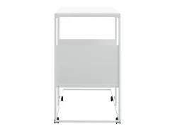 Mesa De Centro* Mesa de centro | Mesa de apoio c/ rodas 55x36x63.5cm derivados de madeira Branco