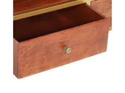 Mesa de centro | Mesa de apoio | Mesa de café 90x50x40 cm madeira de acácia maciça^ Mesa De Centro