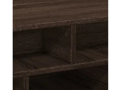 Mesa De Centro| Mesa de centro | Mesa de apoio 70x70x29 cm derivados madeira carvalho Castanho