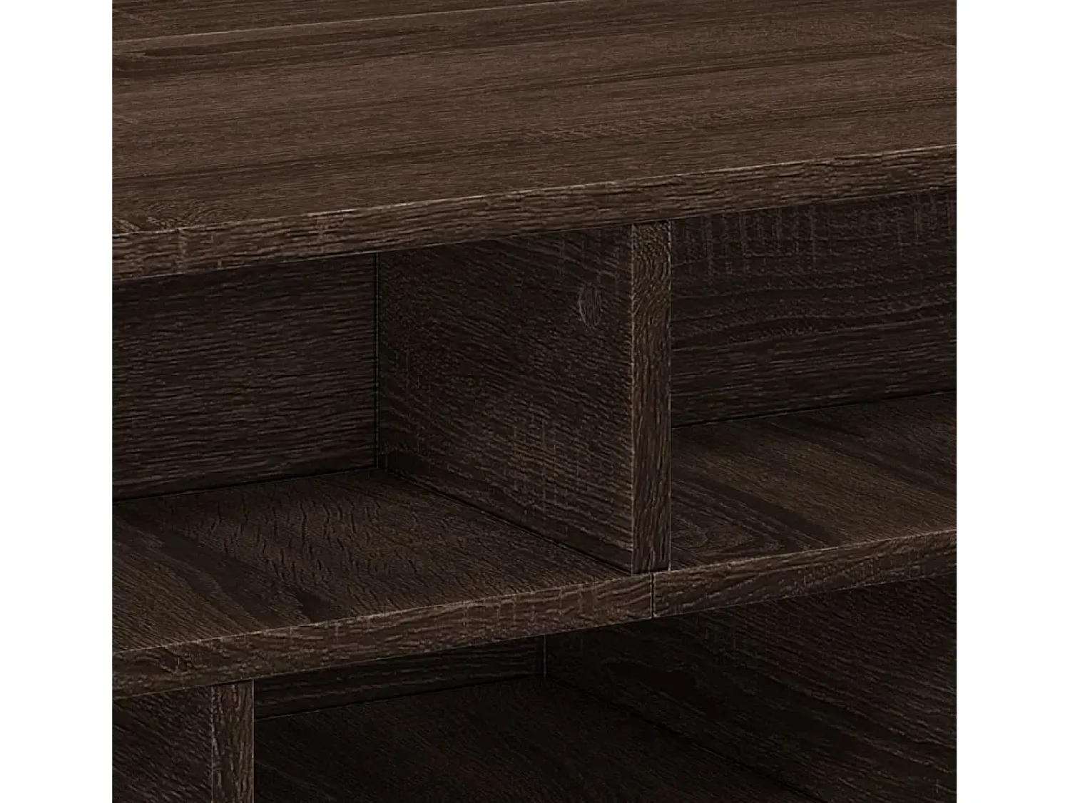 Mesa De Centro| Mesa de centro | Mesa de apoio 70x70x29 cm derivados madeira carvalho Castanho