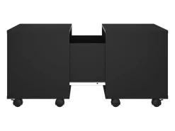 Mesa De Centro* Mesa de centro | Mesa de apoio 60x60x38 cm derivados de madeira Preto