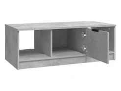 Online Mesa de centro | Mesa de apoio 102x50x36 madeira processada cinza cimento Cinzento