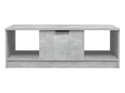 Online Mesa de centro | Mesa de apoio 102x50x36 madeira processada cinza cimento Cinzento
