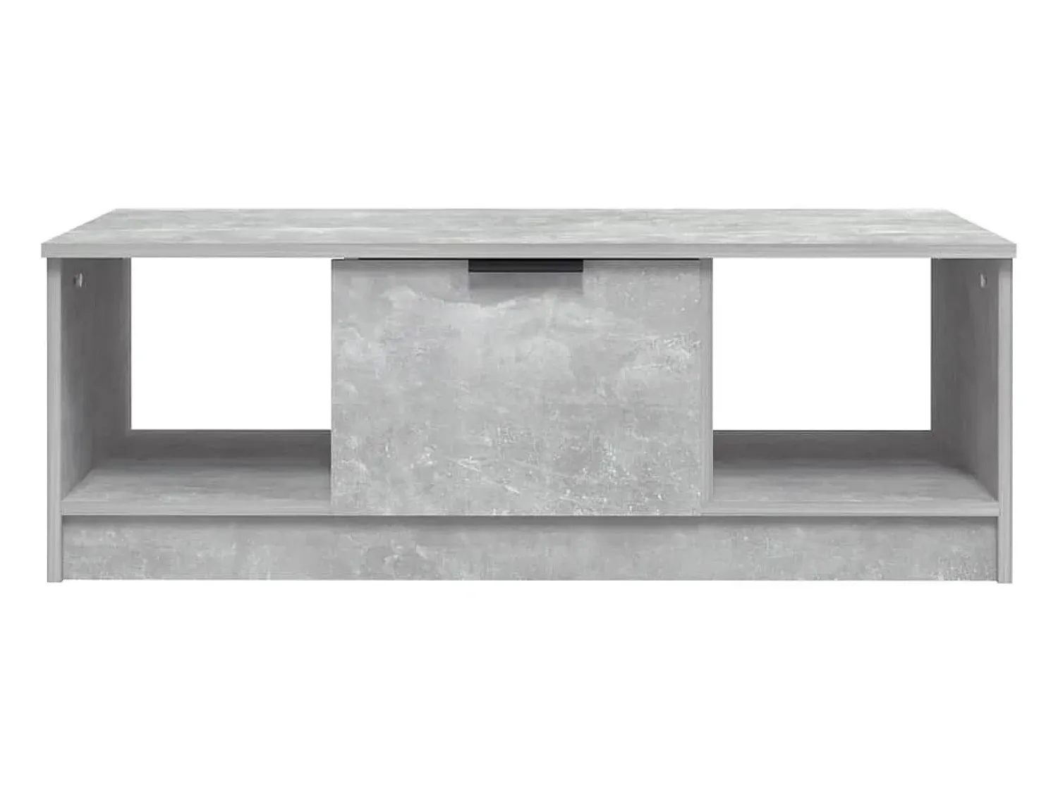 Online Mesa de centro | Mesa de apoio 102x50x36 madeira processada cinza cimento Cinzento