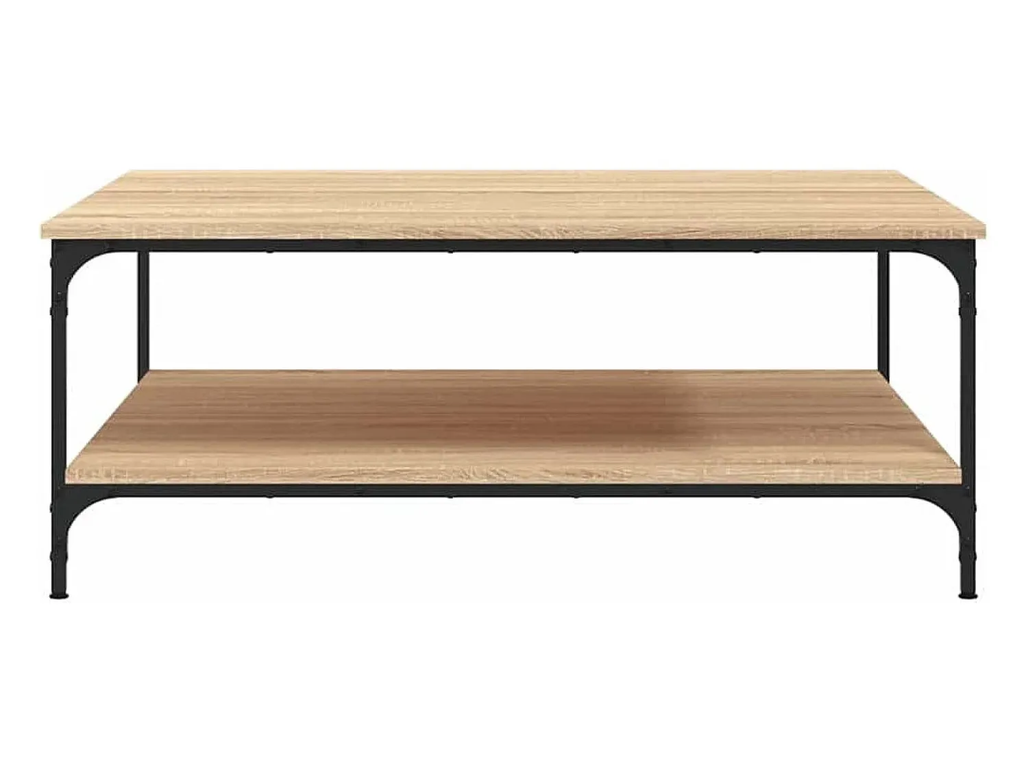 Mesa de centro | Mesa de apoio 100x100x40 cm derivados madeira carvalho sonoma^ Mesa De Centro