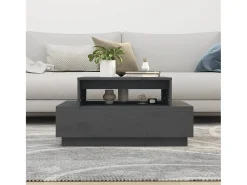 Mesa de centro | Mesa de apoio 80x55x40.5 cm madeira de pinho maciça^ Mesa De Centro