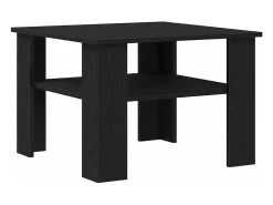 Mesa De Centro| Mesa de centro | Mesa de apoio Carvalho 60x60x42 cm Preto