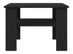 Mesa De Centro| Mesa de centro | Mesa de apoio Carvalho 60x60x42 cm Preto