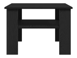 Mesa De Centro| Mesa de centro | Mesa de apoio Carvalho 60x60x42 cm Preto