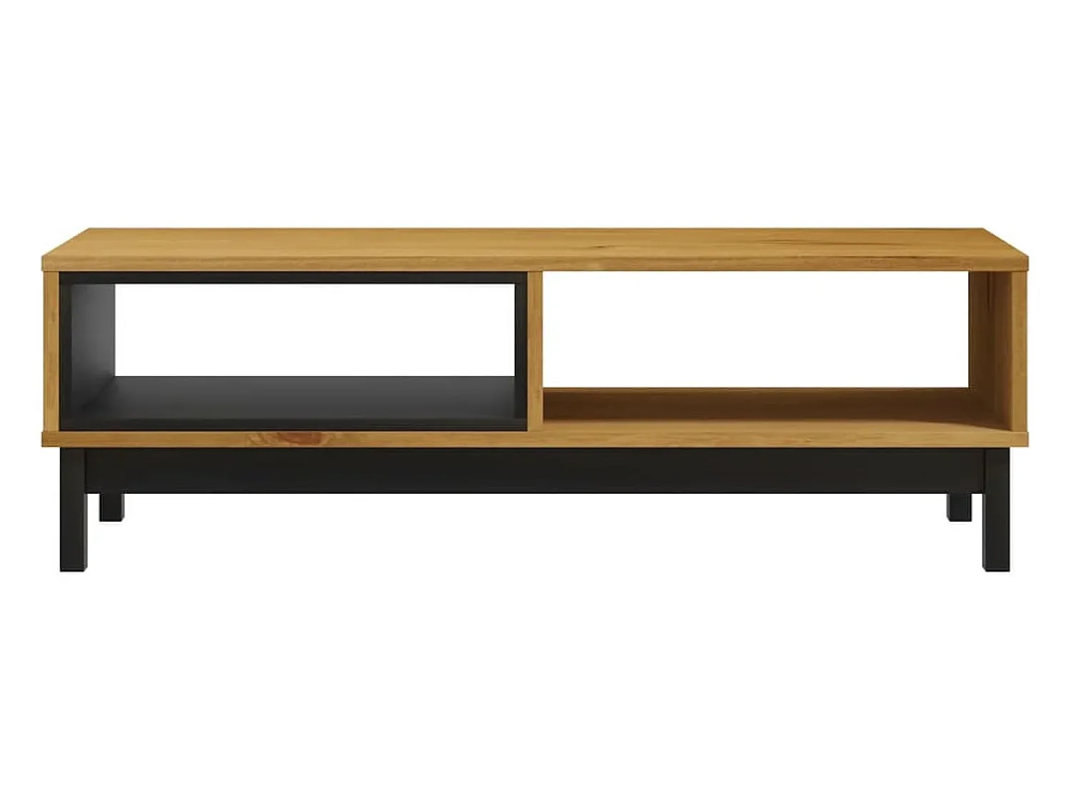 Sale Mesa de centro | Mesa de apoio FLAM 100x50x32.5 cm madeira de pinho maciça Castanho